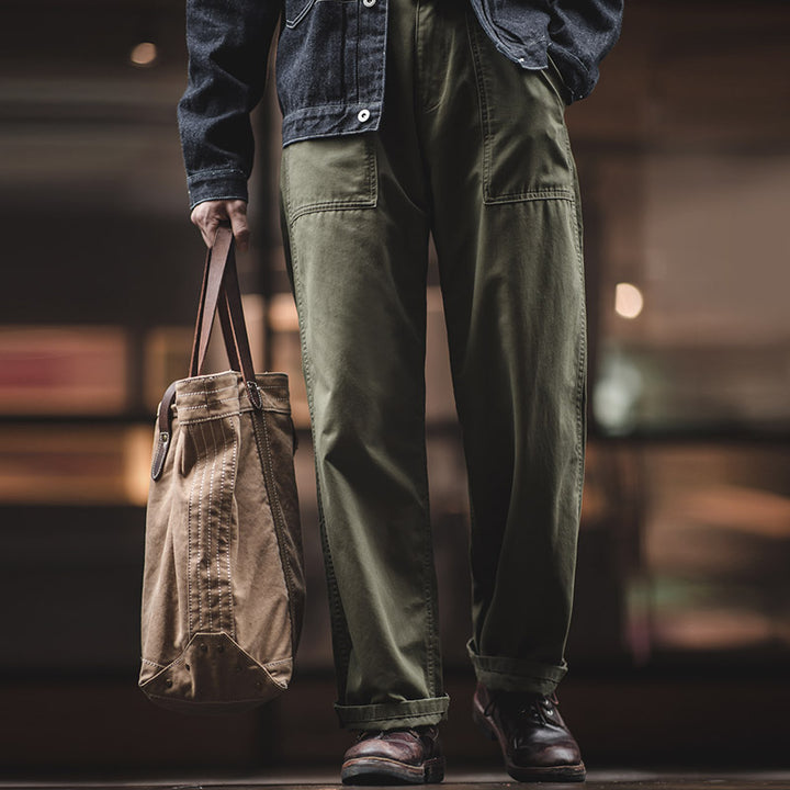 Khaki Overalls