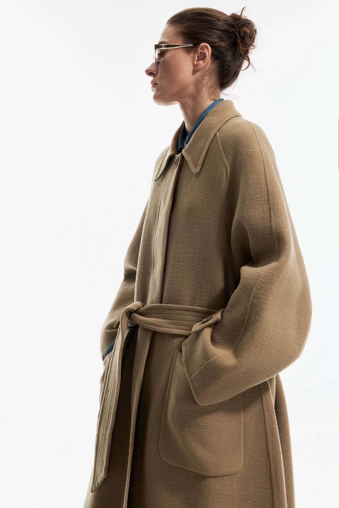 Natural Wool Cashmere Overcoat