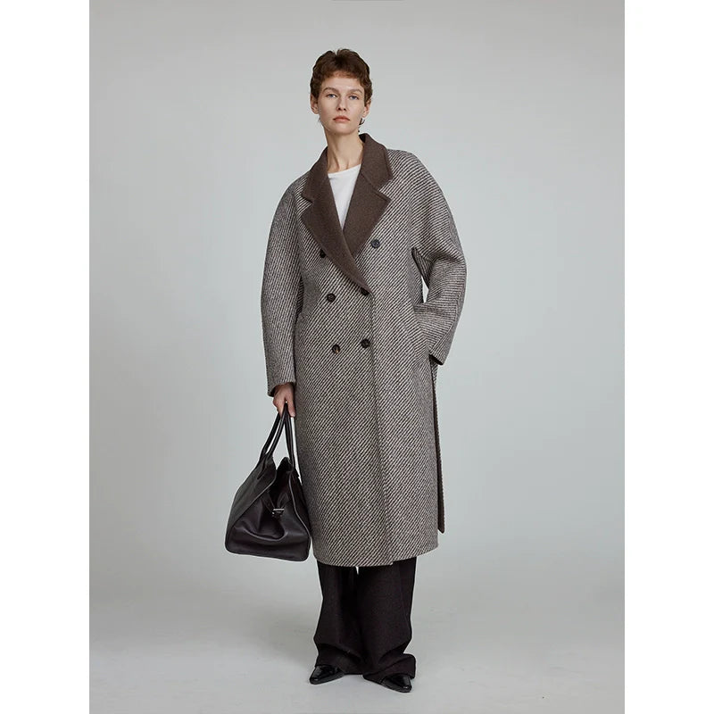 Camel Wool Twill Coat