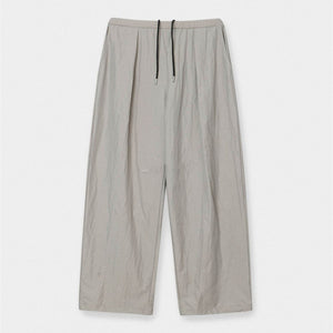 Korean Men's High-Quality Nylon Fold Texture Casual Pants for Spring and Summer