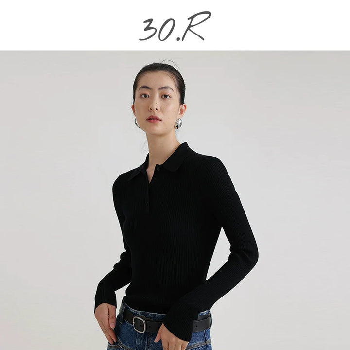 Wool Polo Long Sleeve