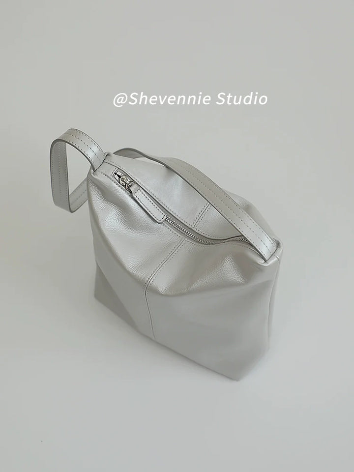 Waxed Leather Tote