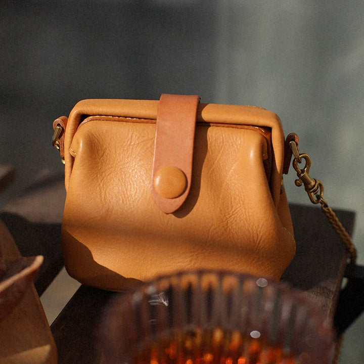 Leather Mini Chain Bag