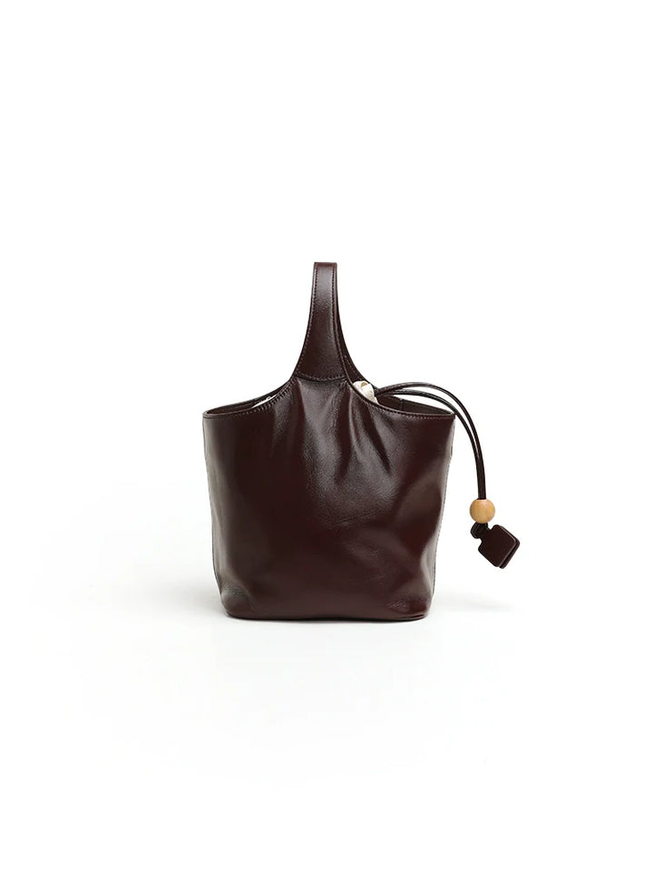 Leather Square Tote