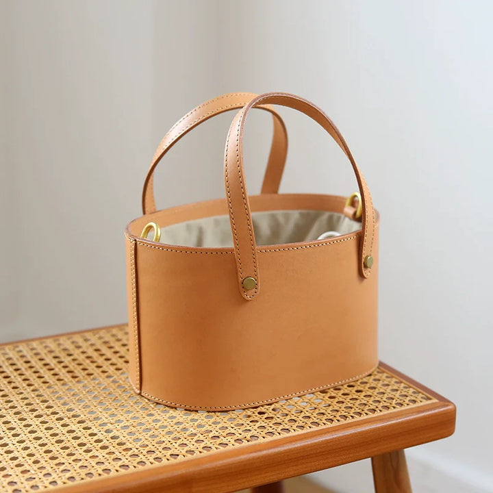 Sunset Leather Bucket Bag