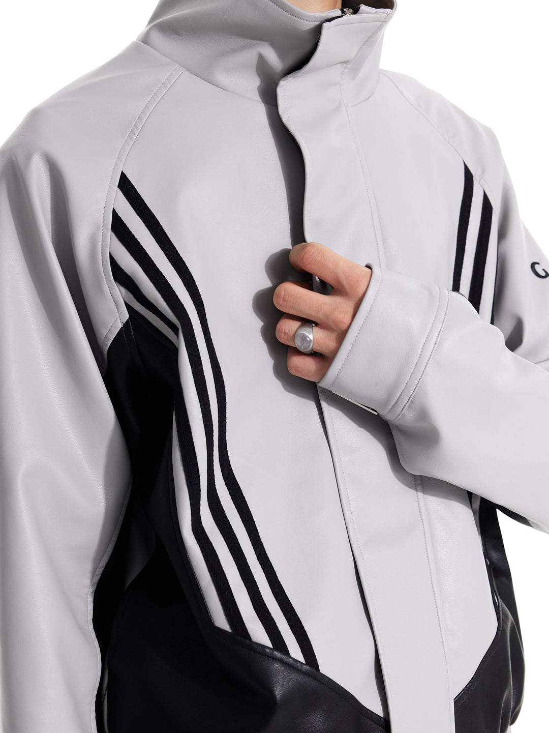 PU Leather Sports Jacket