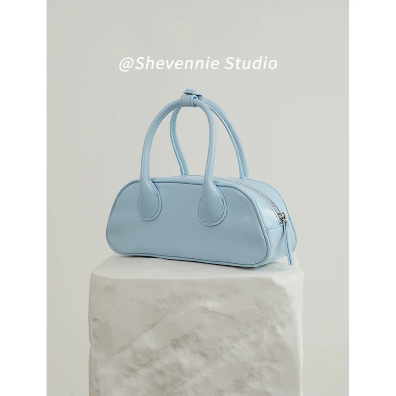 Shevennie Leather Baguette