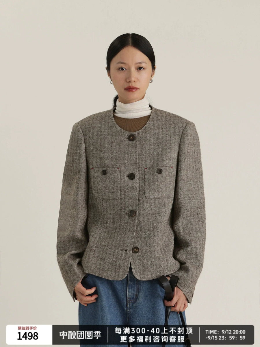 Chanel Wool Linen Jacket