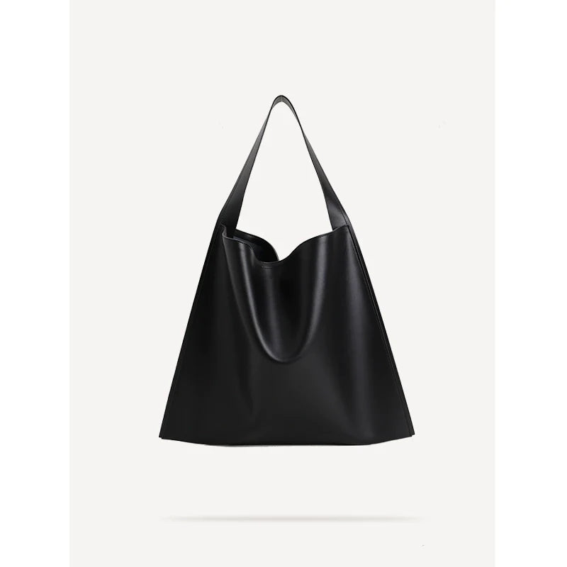 Leather Bucket Tote