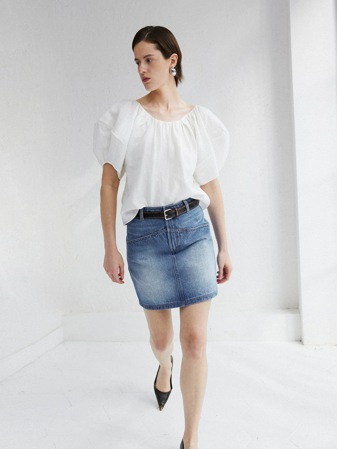 Signature Denim Skirt