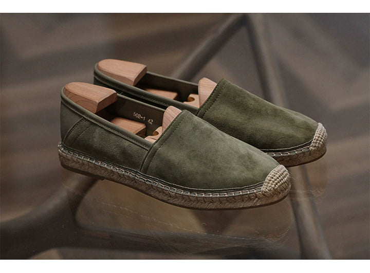 Yizhi Suede Fisherman Loafers