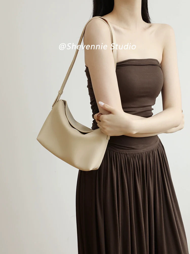 Soft Luxe Leather Shoulder Bag