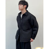 New Autumn and Winter 90 White Duck Down Texture Shirt Collar Casual Down Jacket/Light Jacket