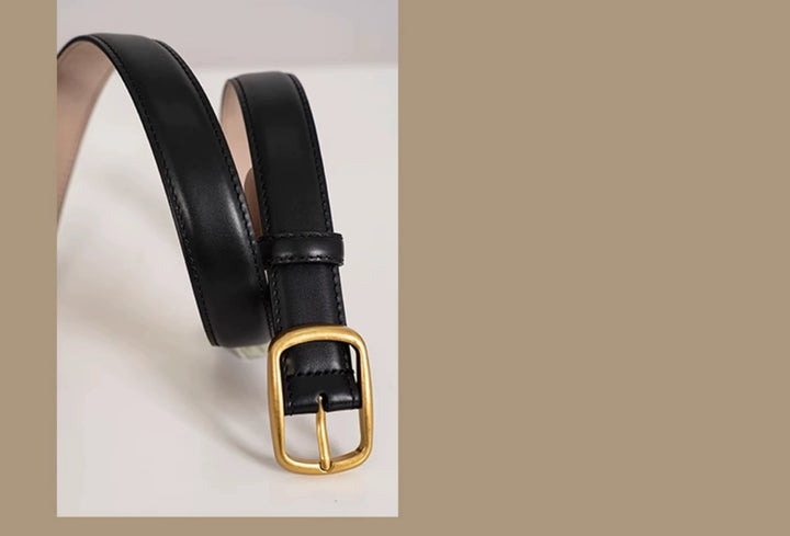 Leather Pin Buckle Belt