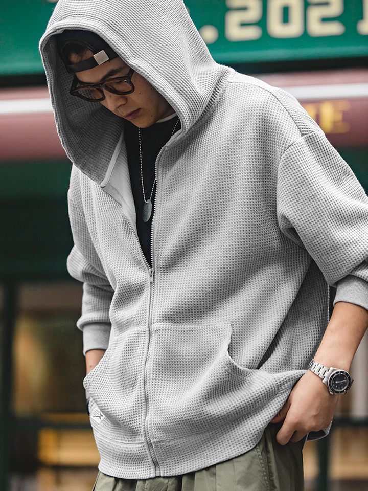 Gray Hooded Sweater