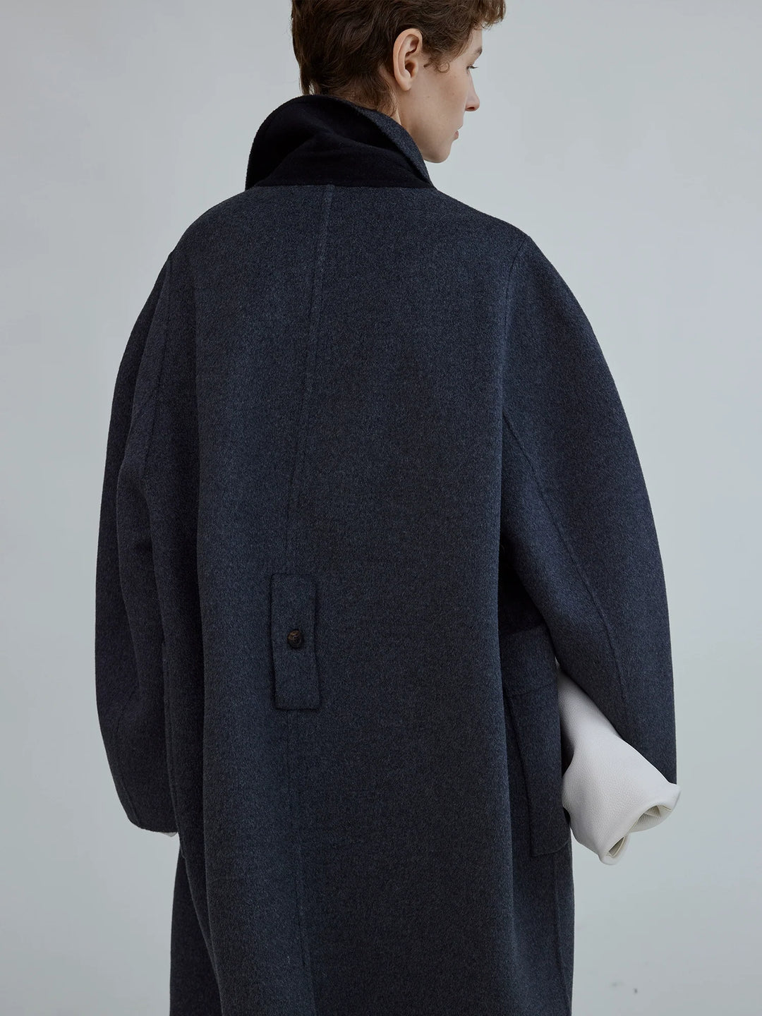 Cashmere Wool Double-Breasted Coat