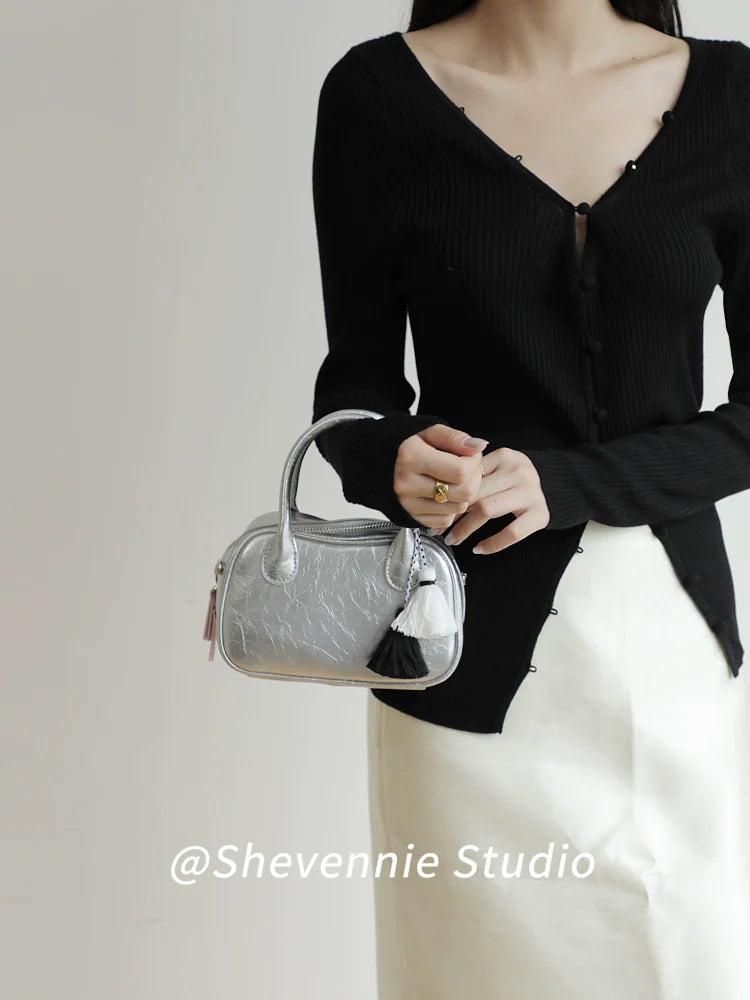 Silver Luxe Crossbody