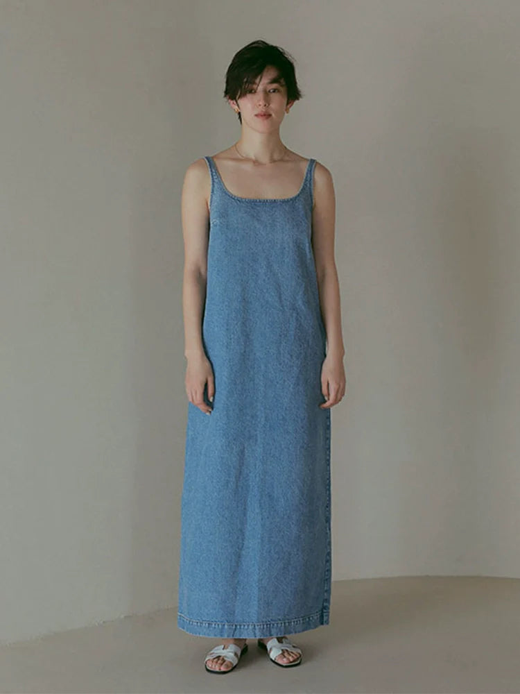 Etre Denim Maxi Dress