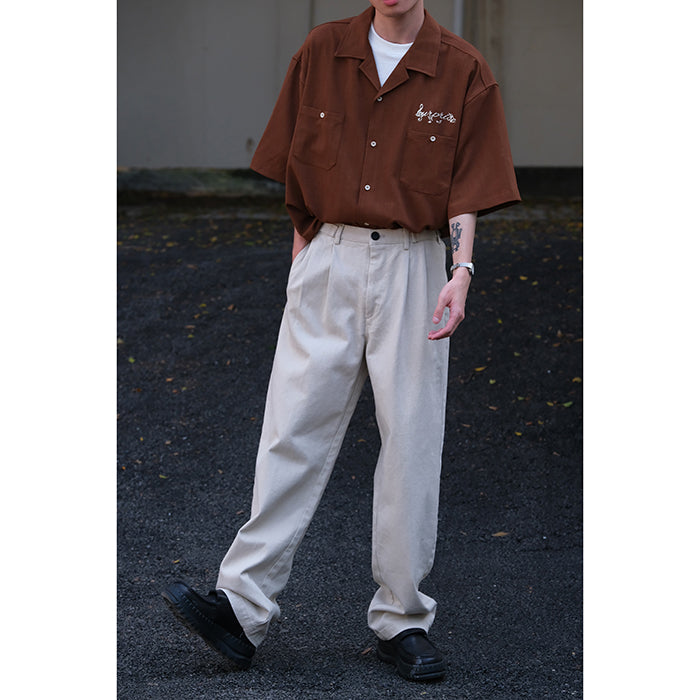 Loose Cotton Trousers