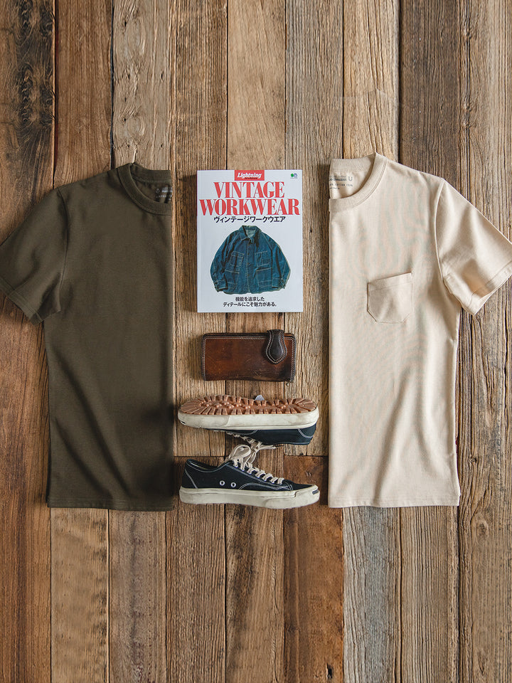 Khaki Pocket Tee