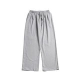 Autumn Light Gray Drape Sports Pants Self-Made Loose Fit (Unisex)