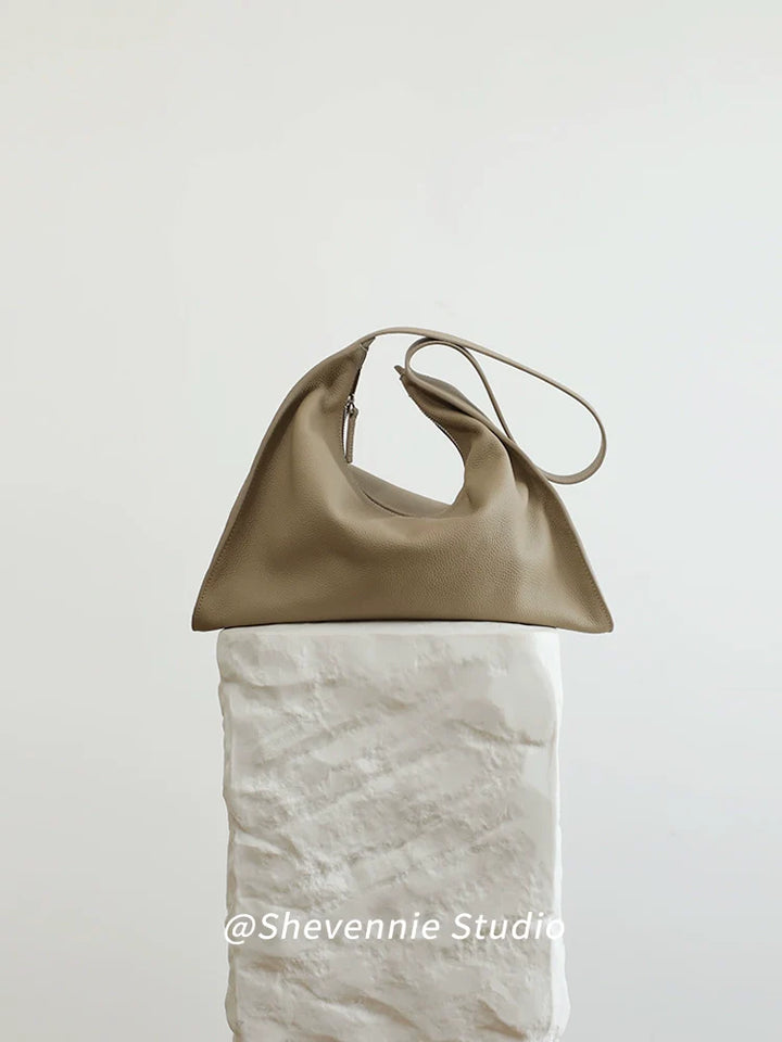 Leather Commuter Shoulder Tote