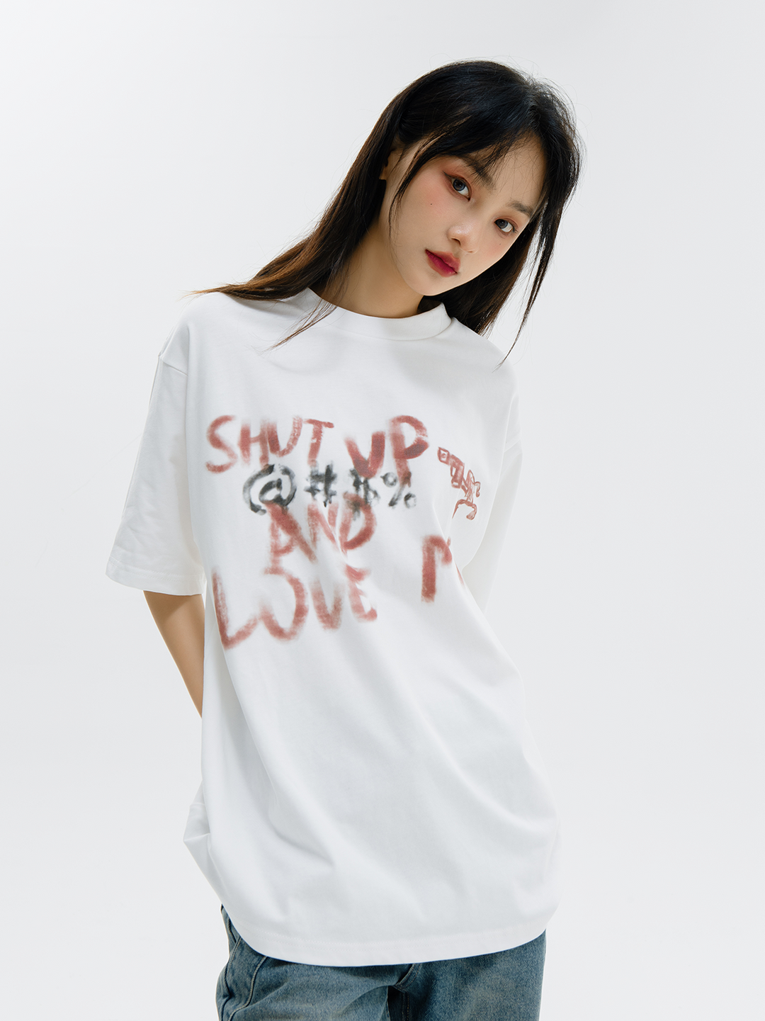 Cotton Letter T-Shirt