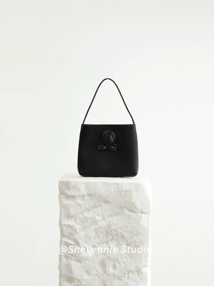 Silk Cowhide Mini Tote