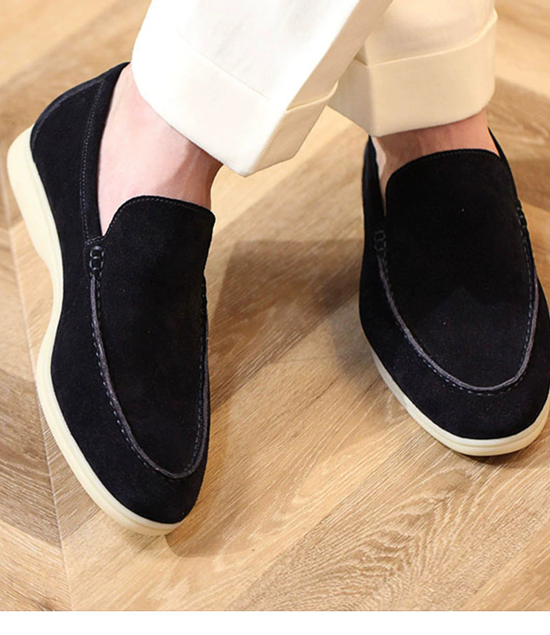 Yizhi Suede Loafers