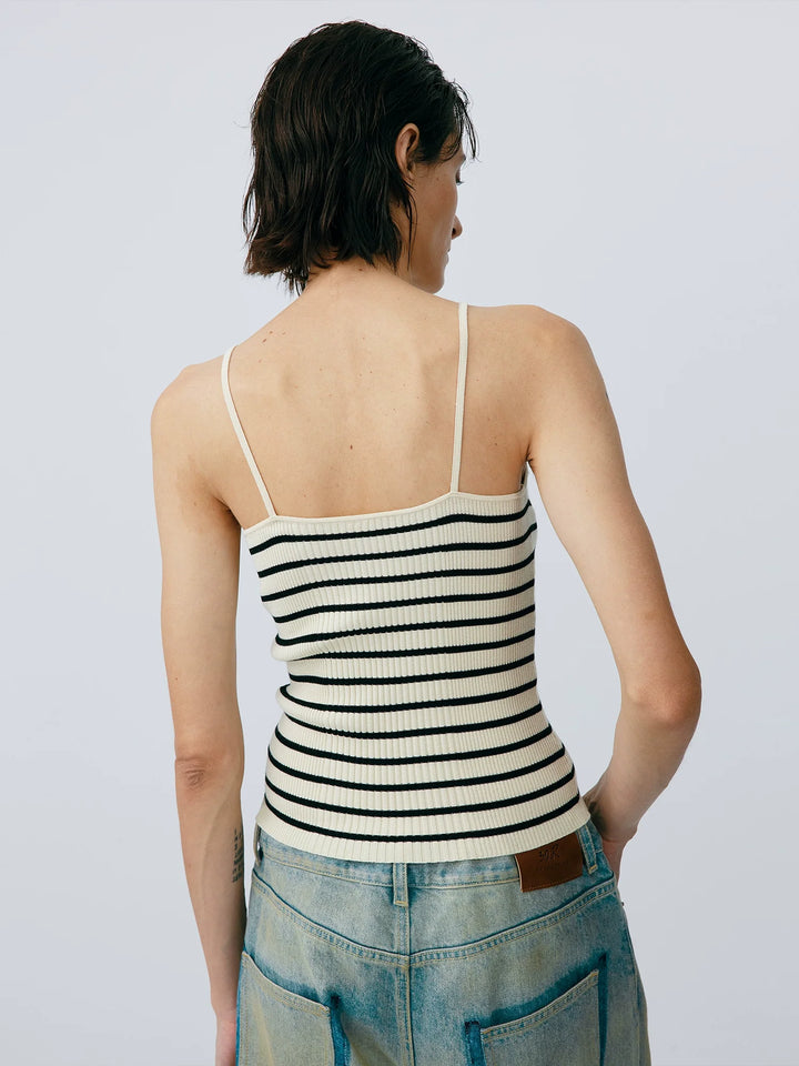 Striped Knitted Camisole