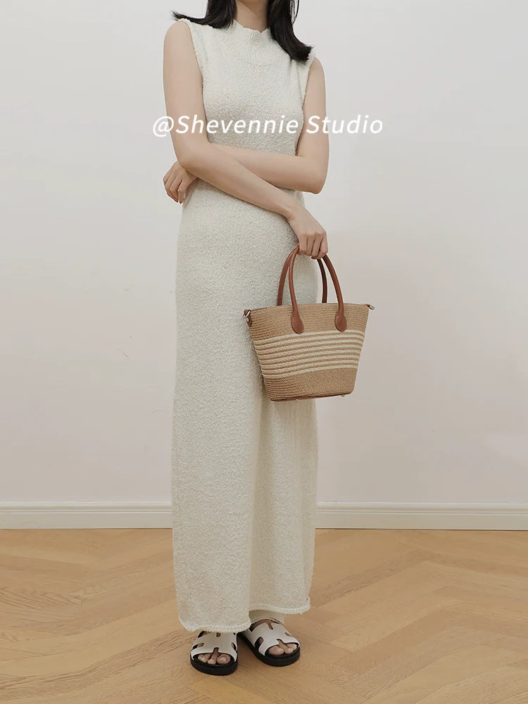 Woven Straw Tote