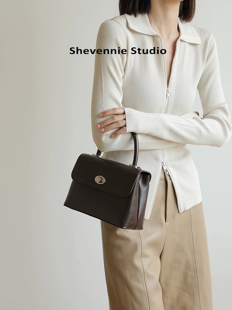 Shevennie Leather Crossbody