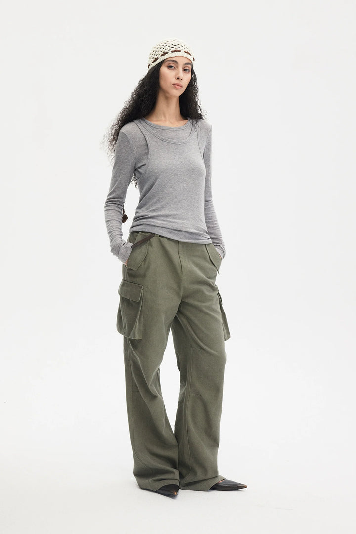 Twill Pocket Work Trousers