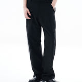 Two-Color Elastic Belt Casual Pants for Comfortable Commuting