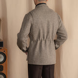 Retro Loose Tweed Lapel Jacket - Effortless Autumn and Winter Casual Elegance in British Style