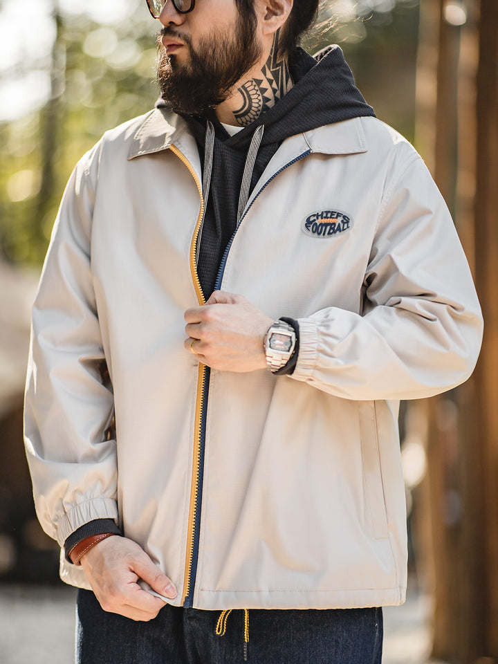 Nylon Coach Jacket