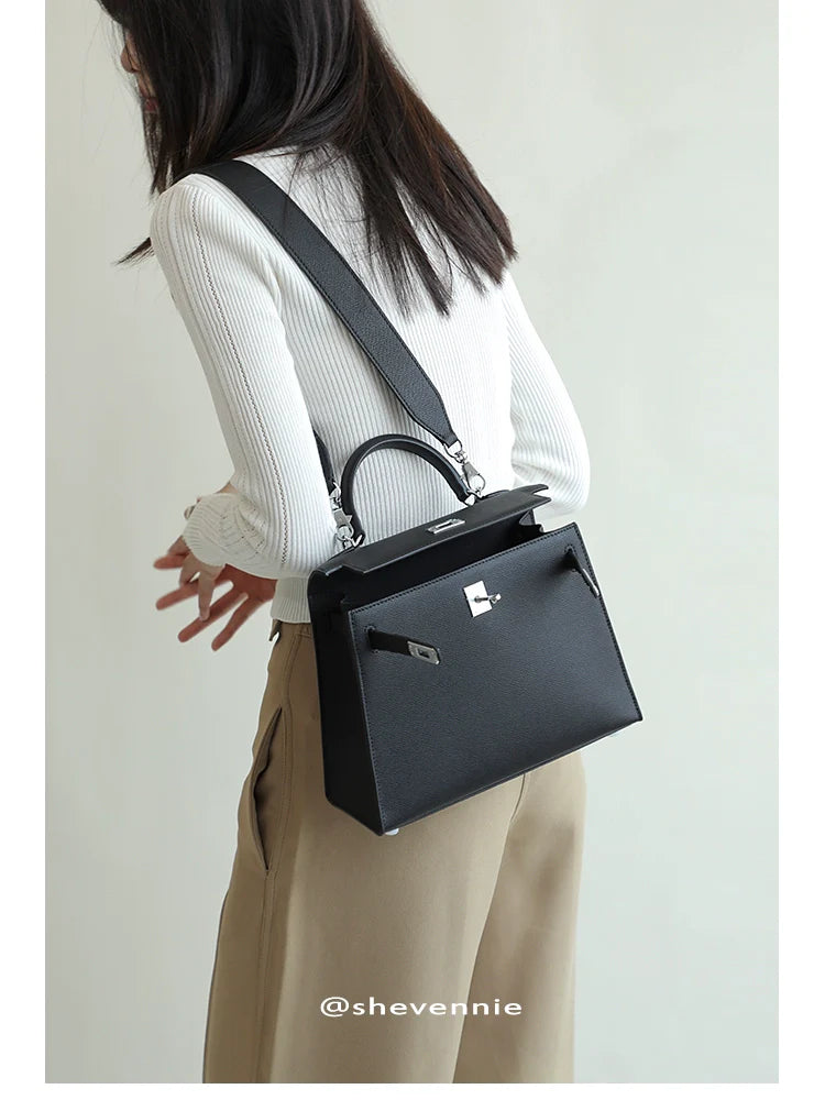 Black Kelly Shoulder Bag