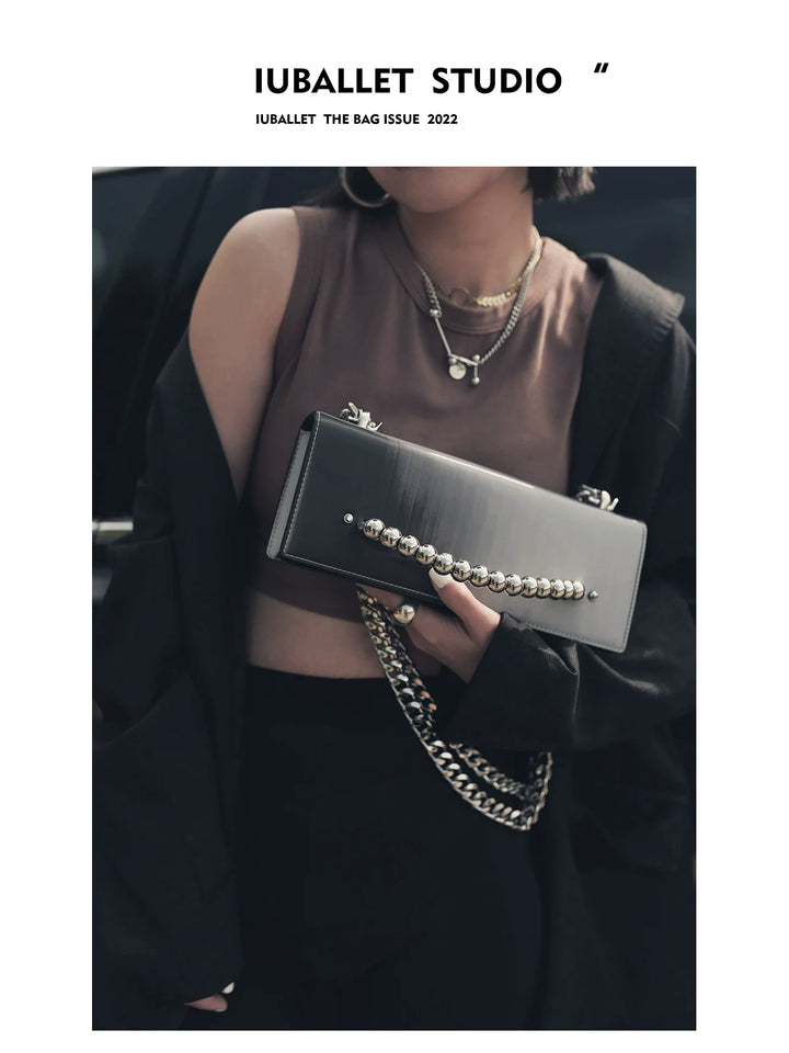 Gradient Chain Shoulder Bag