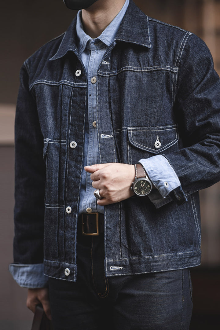 Engraved Denim Jacket