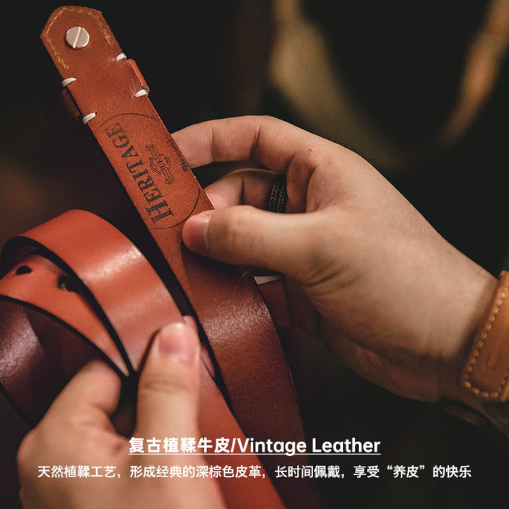 Vegetable Tanned Belt