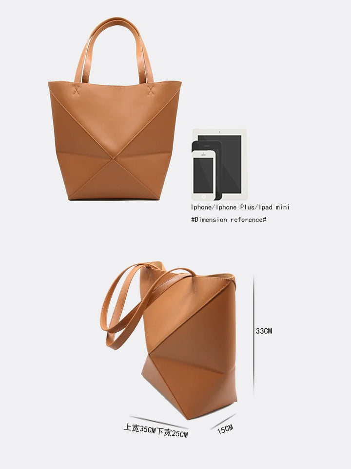 Leather Commuter Tote