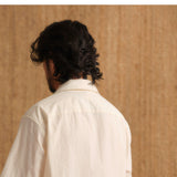Men's Quick-Dry High-Quality Cotton Cuban Collar Short Sleeve Shirt - Original Embroidered Design, Casual
