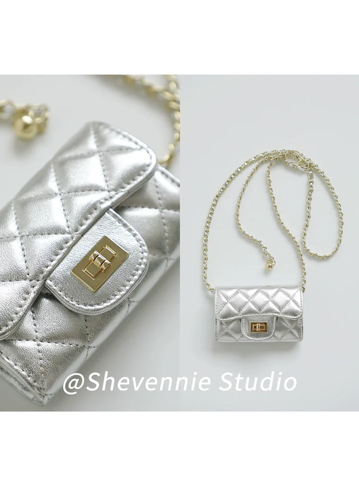 Sheepskin Chain Mini Bag