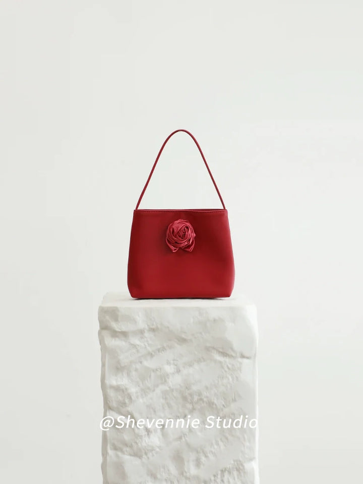 Silk Cowhide Mini Tote