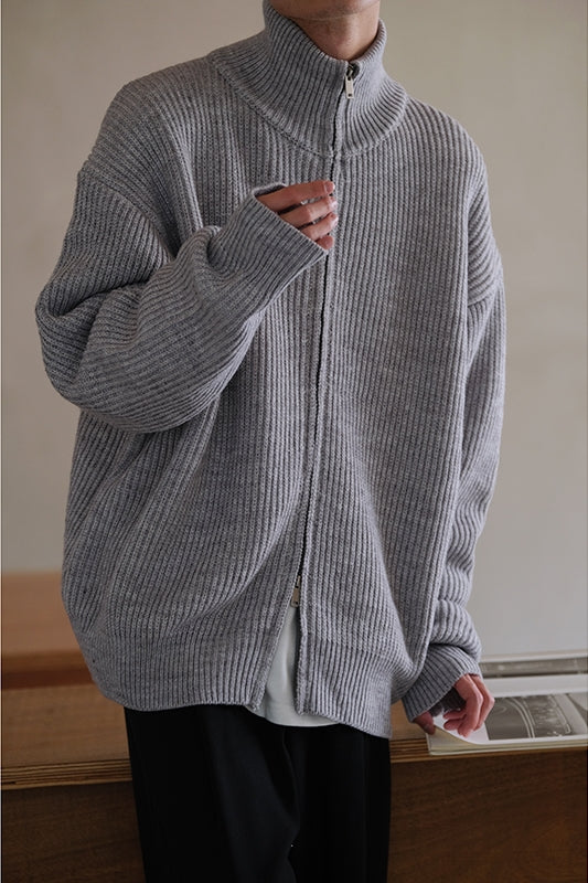 Wool Blend Knitted Cardigan