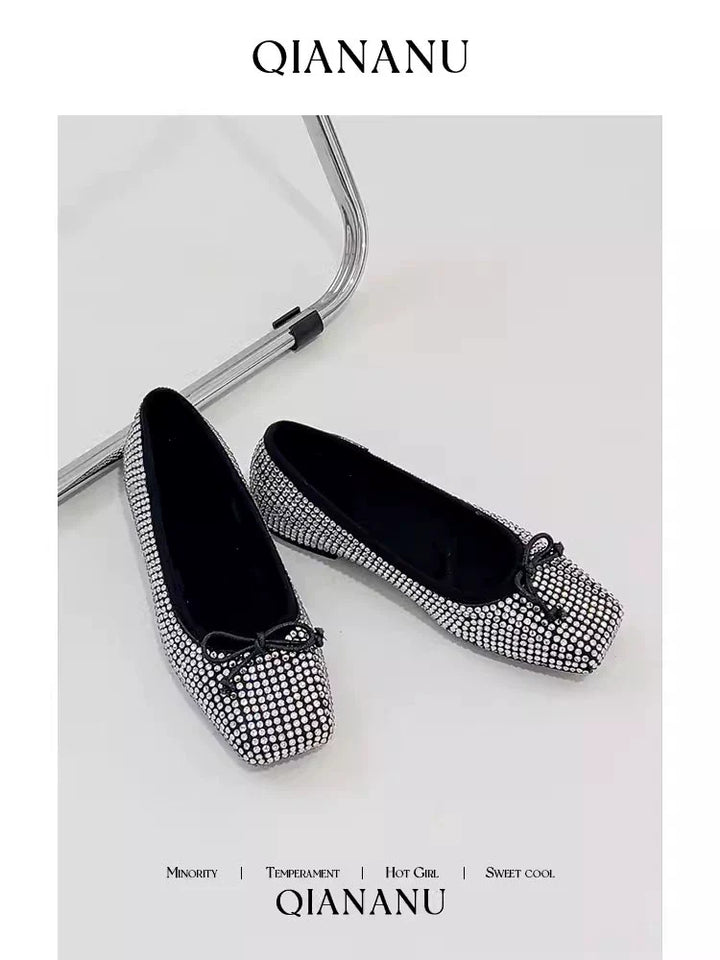 Rhinestone Ballet Flats