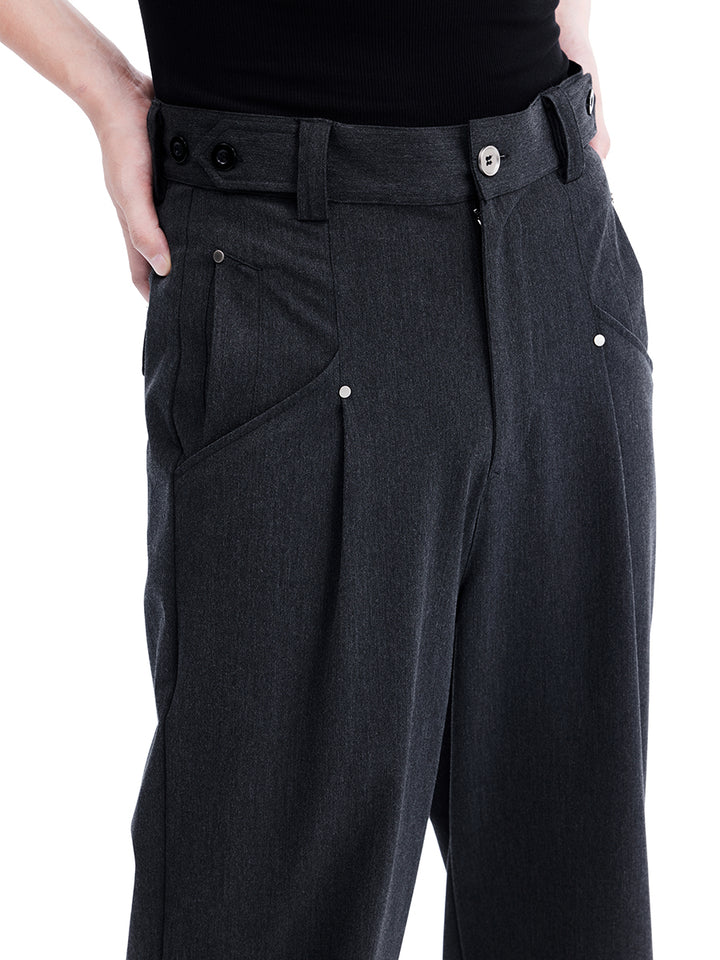 Wide-Leg Elegance Trousers