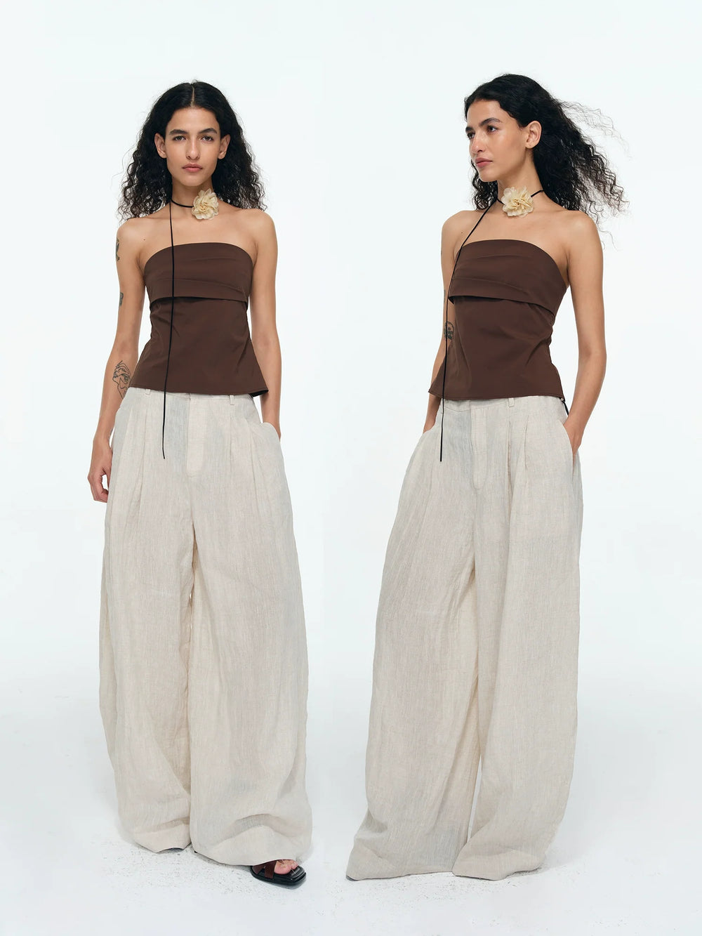 Sleek Asymmetric Tube Top