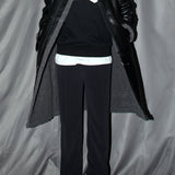 Urban Winter Style Mid-Length Velvet Coat with Lapel and Fur Trim