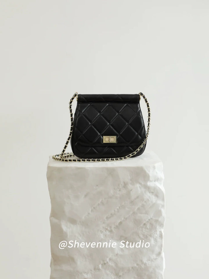 Sheepskin Chain Crossbody